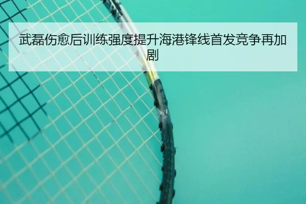 武磊伤愈后训练强度提升海港锋线首发竞争再加剧